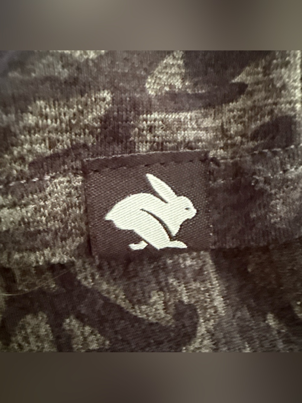 RABBIT Running Women's EZ Tee Long Sleeve Base Layer Top Camo XS - Picture 4 of 5